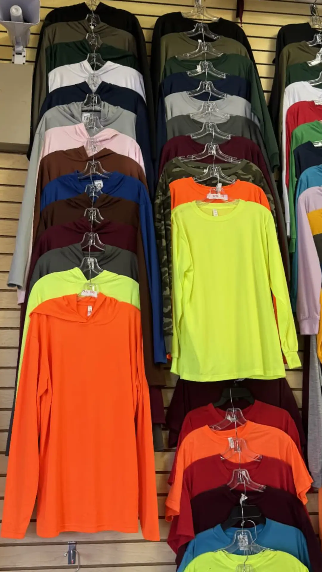 Custom apparel vertical asset